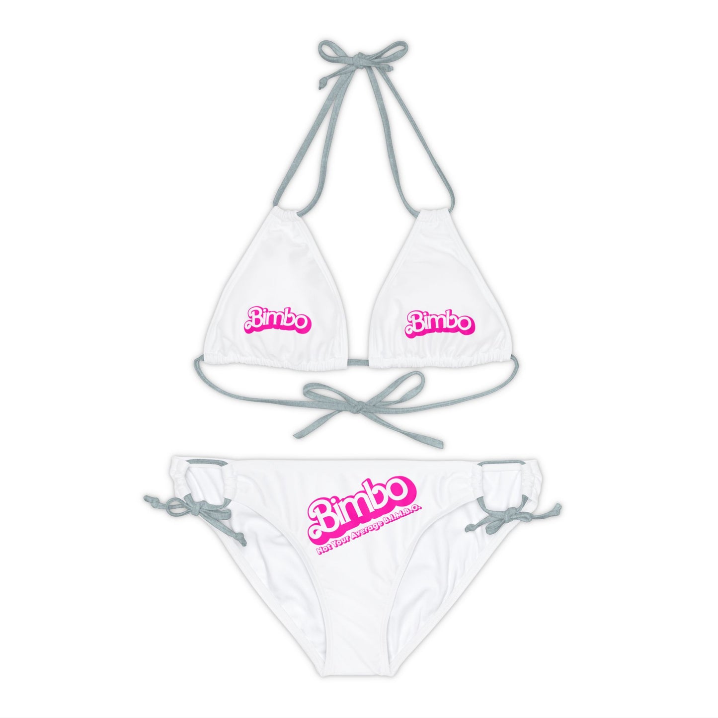 Secsi Bimbo-kini Bikini Set (Top & Bottom Front Logo) by The New B.I.M.B.O.