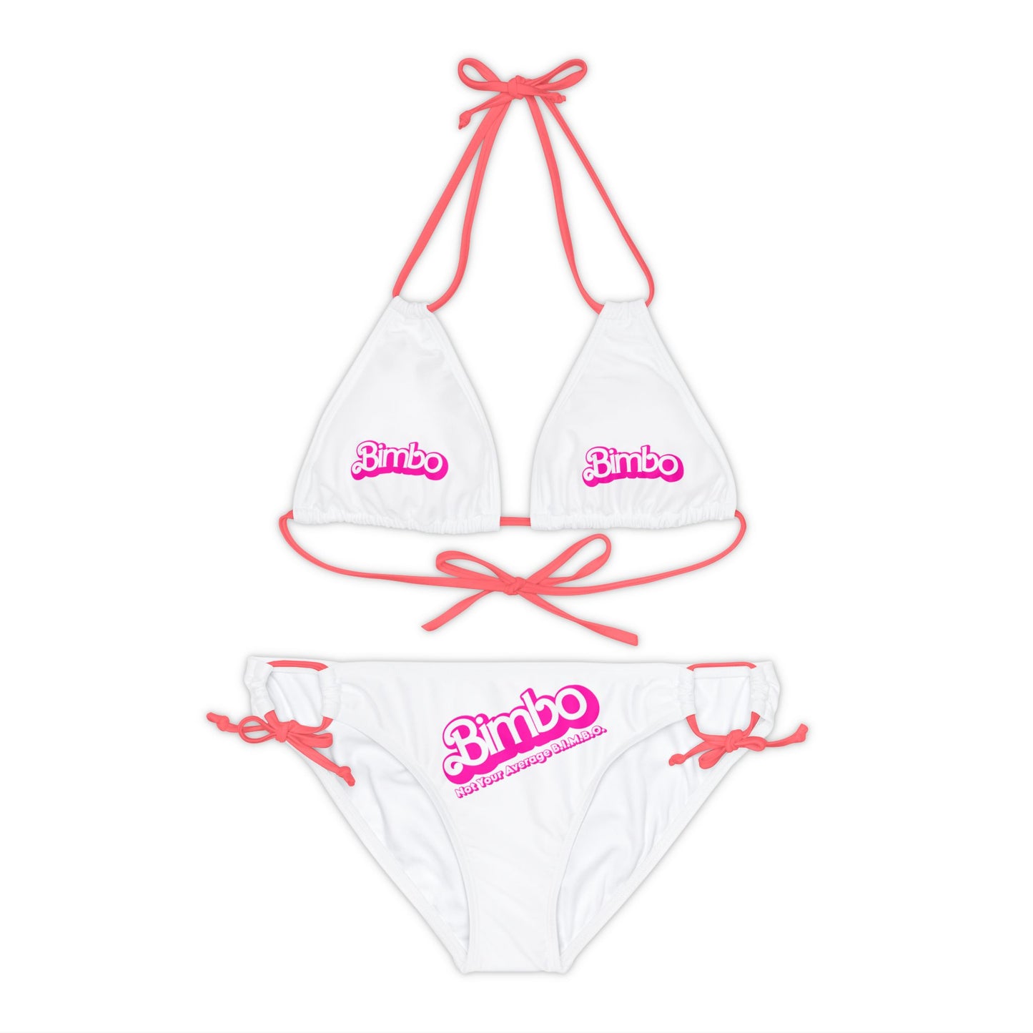 Secsi Bimbo-kini Bikini Set (Top & Bottom Front Logo) by The New B.I.M.B.O.