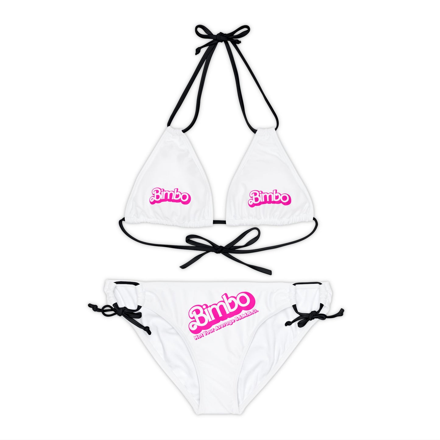 Secsi Bimbo-kini Bikini Set (Top & Bottom Front Logo) by The New B.I.M.B.O.