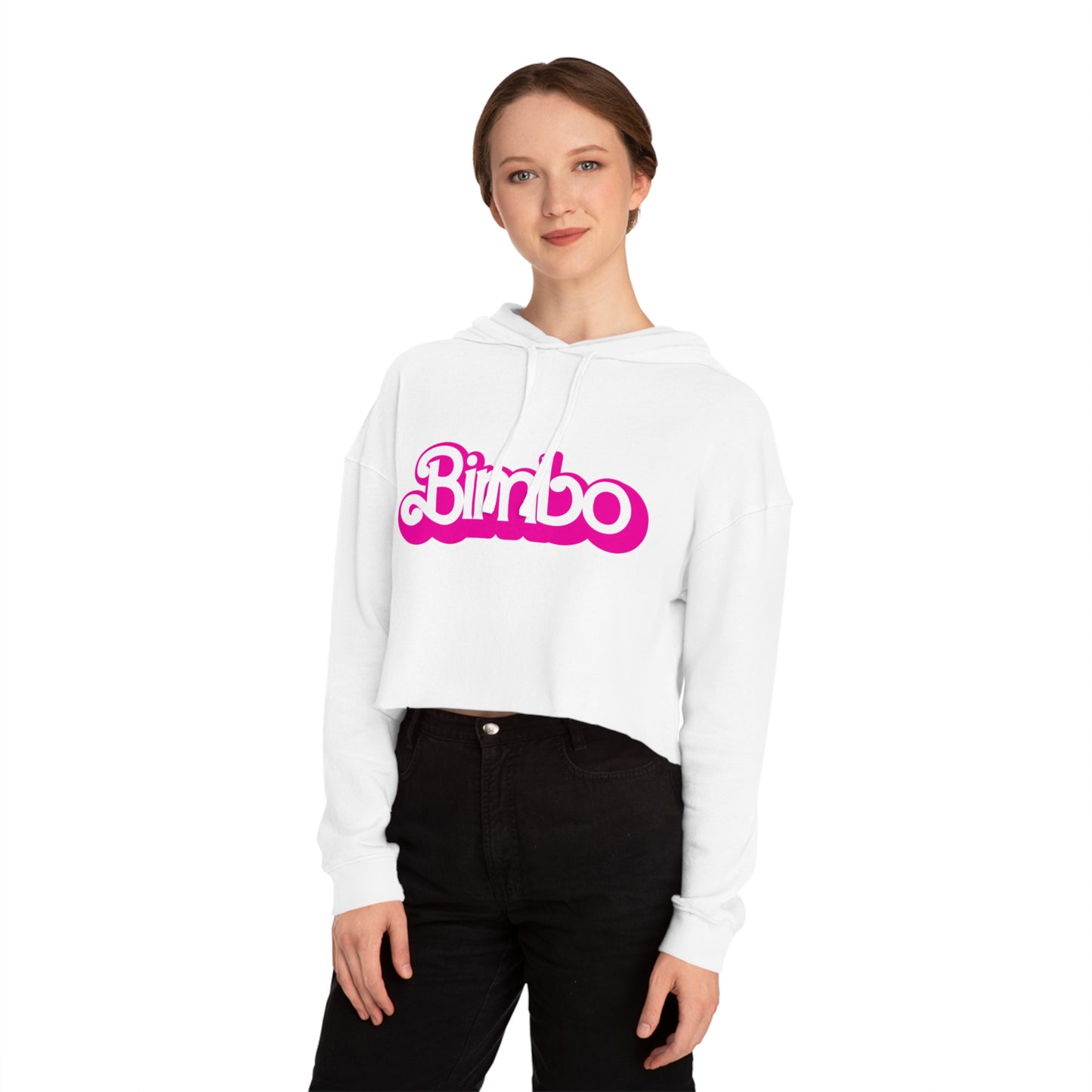 Intelligent & Irresistible Crop Hoodie by The new B.I.M.B.O.