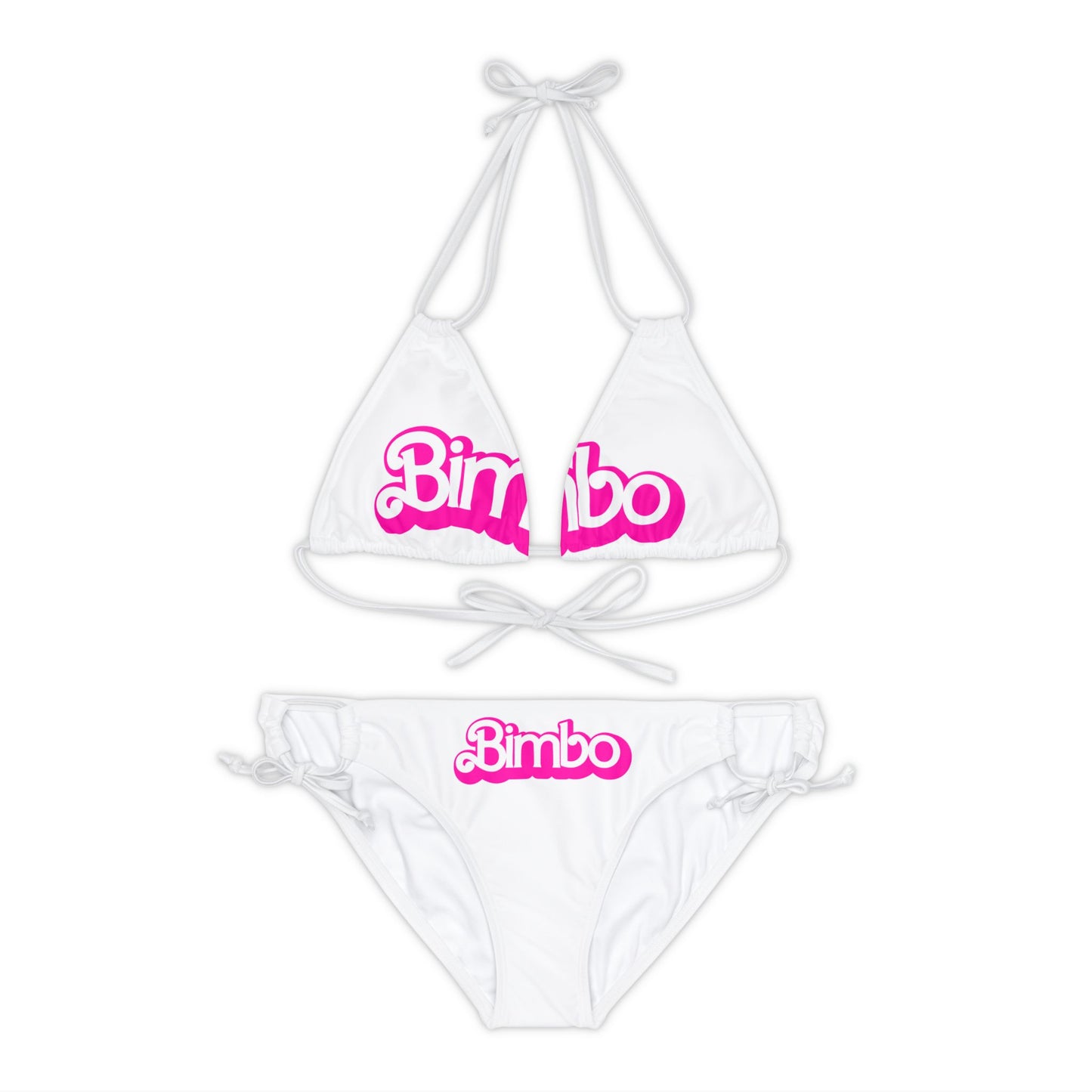 Secsi Bimbo-kini Bikini Set (Split Logo Top) by The New B.I.M.B.O.