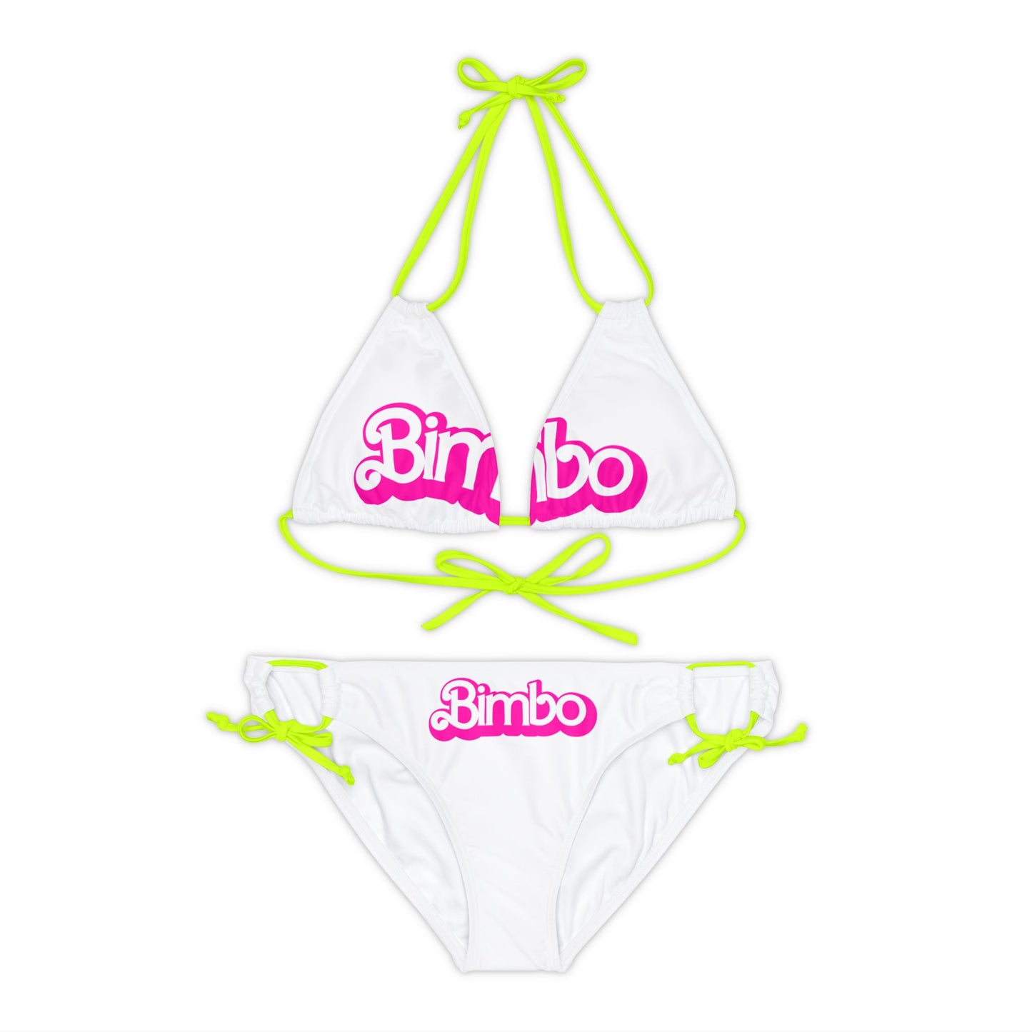 Secsi Bimbo-kini Bikini Set (Split Logo Top) by The New B.I.M.B.O.