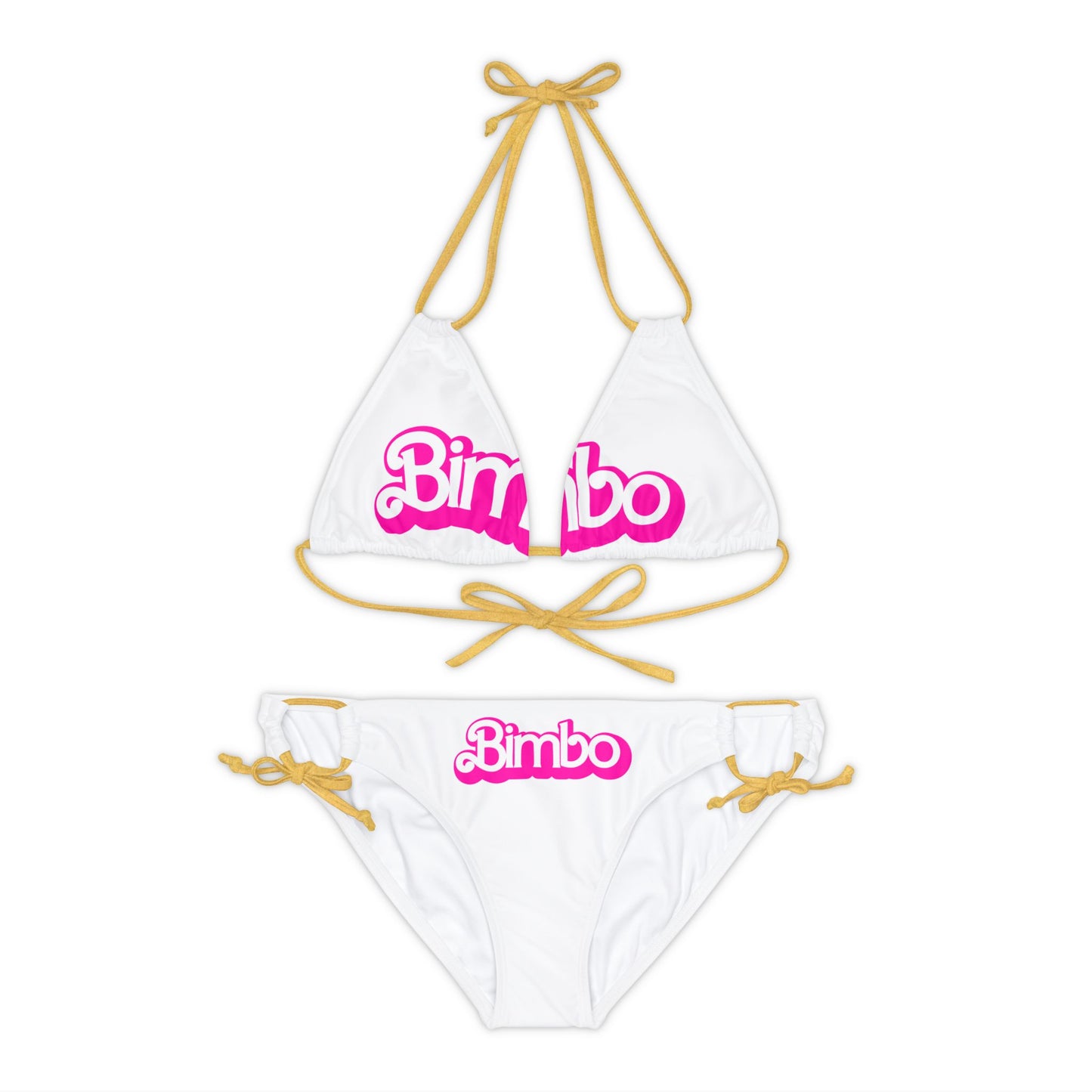 Secsi Bimbo-kini Bikini Set (Split Logo Top) by The New B.I.M.B.O.