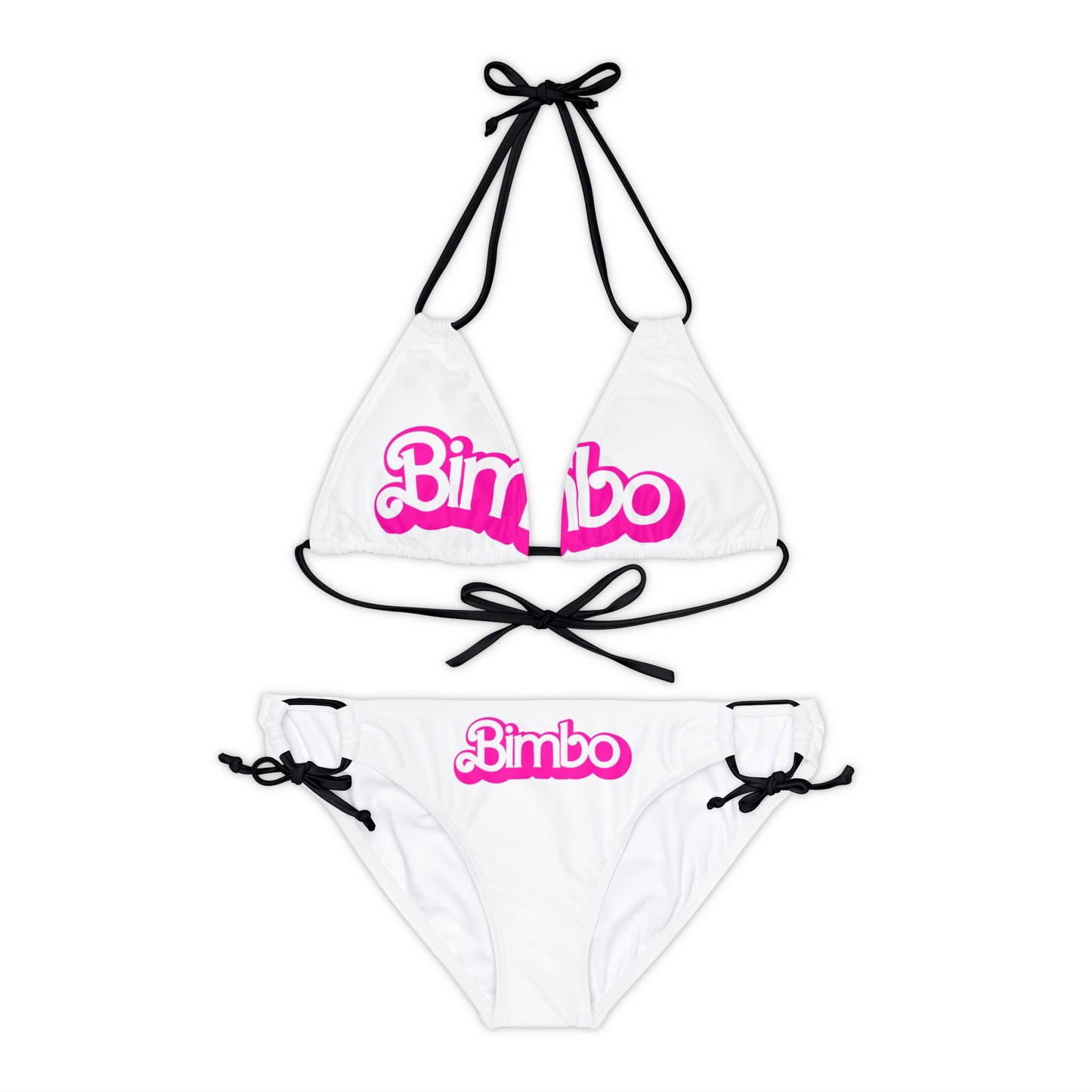 Secsi Bimbo-kini Bikini Set (Split Logo Top) by The New B.I.M.B.O.