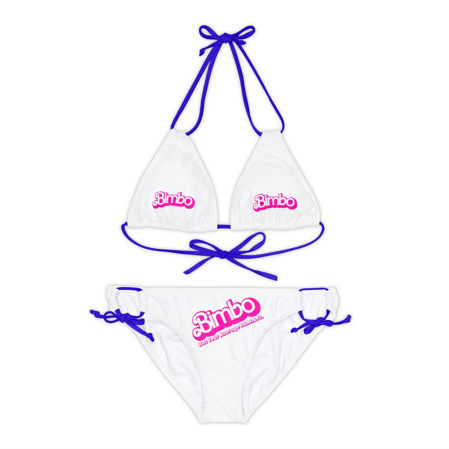 Secsi Bimbo-kini Bikini Set (Top & Bottom Front Logo) by The New B.I.M.B.O.