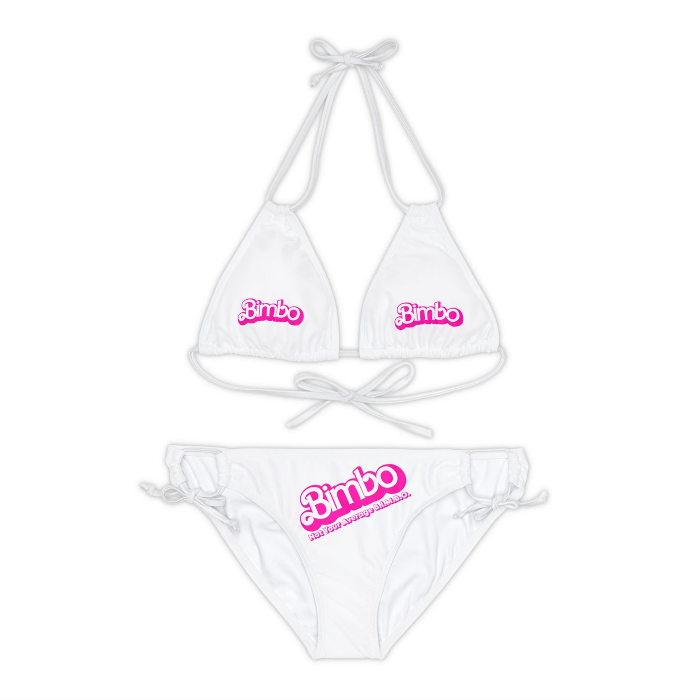 Secsi Bimbo-kini Bikini Set (Top & Bottom Front Logo) by The New B.I.M.B.O.