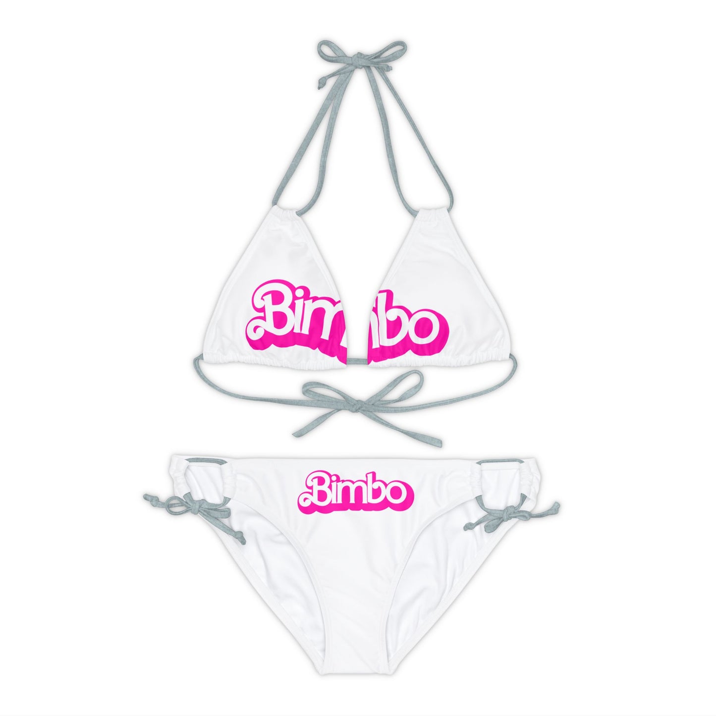Secsi Bimbo-kini Bikini Set (Split Logo Top) by The New B.I.M.B.O.