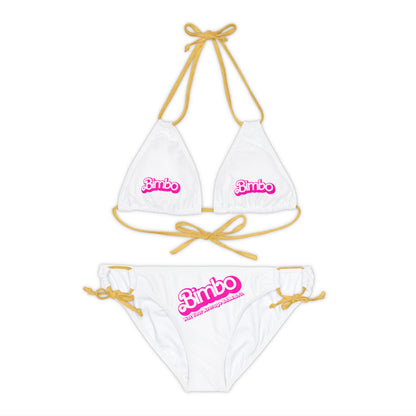 Secsi Bimbo-kini Bikini Set (Top & Bottom Front Logo) by The New B.I.M.B.O.