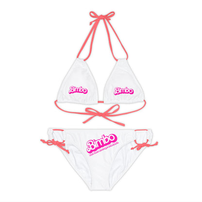 Secsi Bimbo-kini Bikini Set (Top & Bottom Front Logo) by The New B.I.M.B.O.