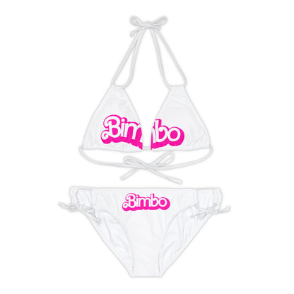 Secsi Bimbo-kini Bikini Set (Split Logo Top) by The New B.I.M.B.O.