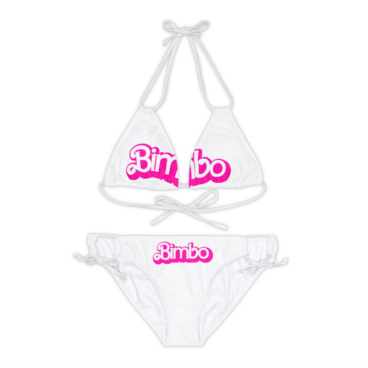 Secsi Bimbo-kini Bikini Set (Split Logo Top) by The New B.I.M.B.O.