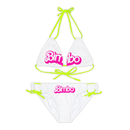 Secsi Bimbo-kini Bikini Set (Split Logo Top) by The New B.I.M.B.O.