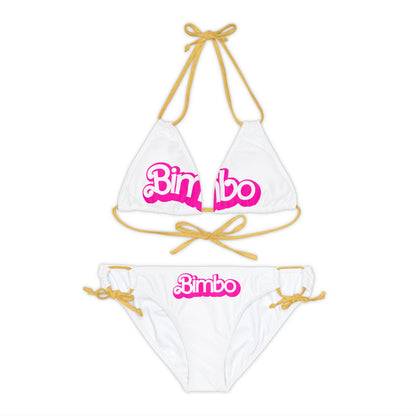 Secsi Bimbo-kini Bikini Set (Split Logo Top) by The New B.I.M.B.O.